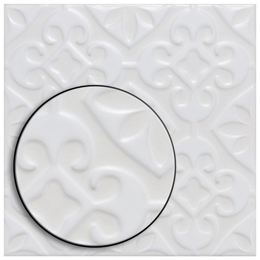 Triplex Valverde White Wall Tile 20×20cm | m²