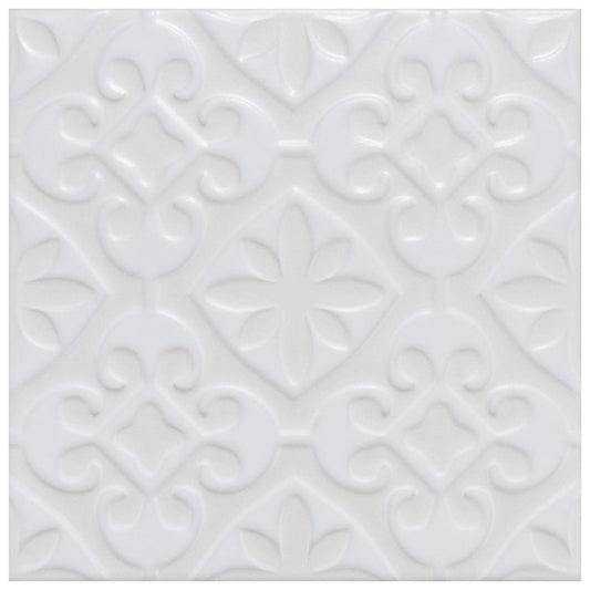 Triplex Valverde White Wall Tile 20×20cm | m²