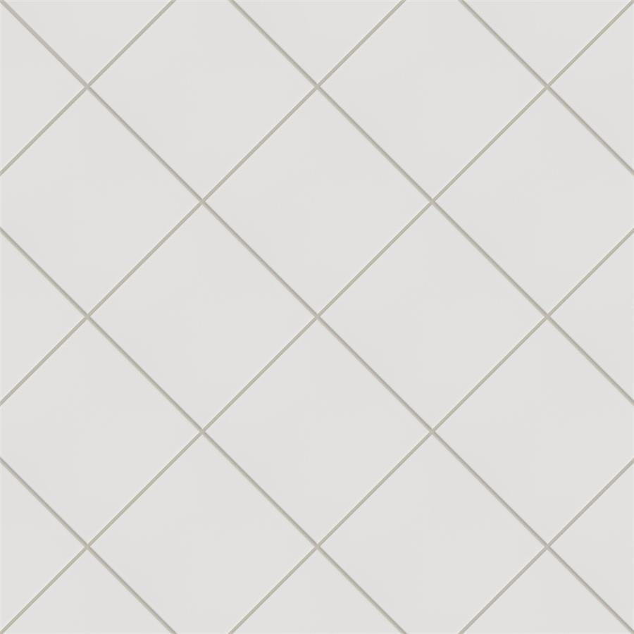Triplex Plain White 20×20cm | m²
