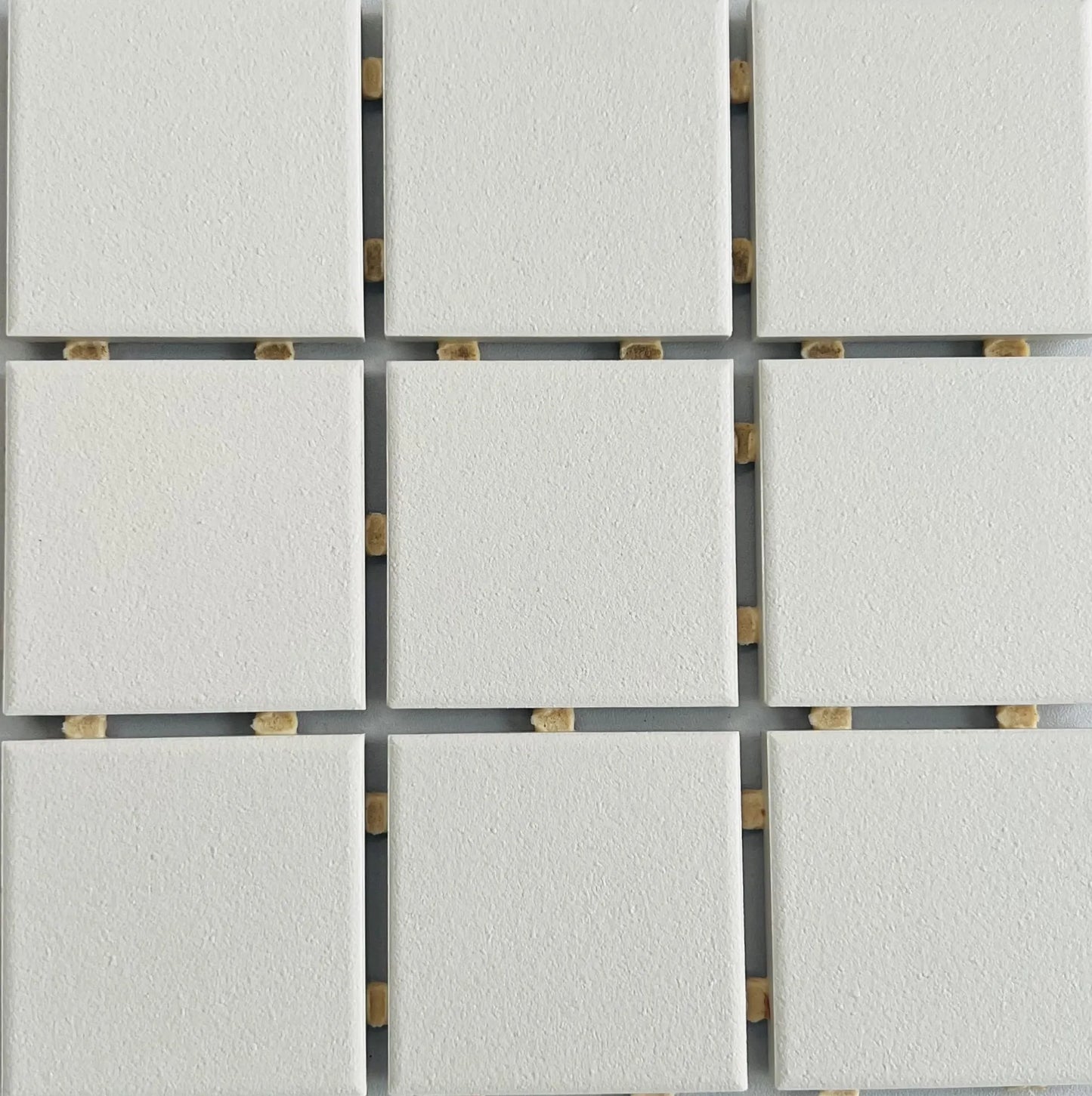 Suki Super White Mosaic 4.8x4.8cm (Dot Mount) | sheet