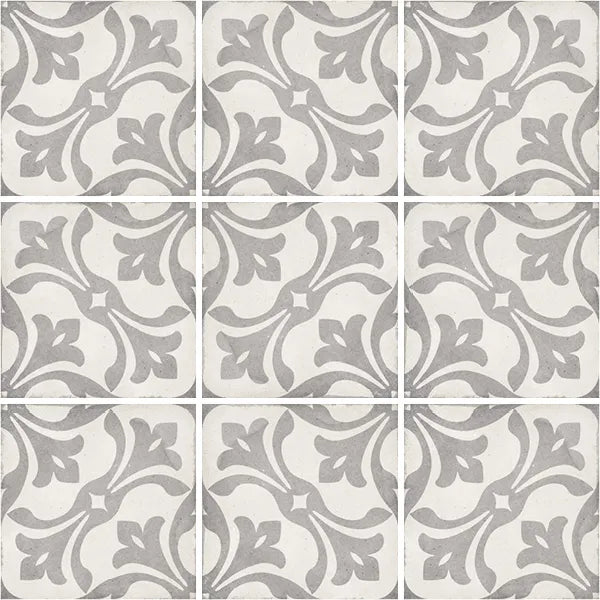 Art Nouveau La Rambla Grey 20×20cm | m²