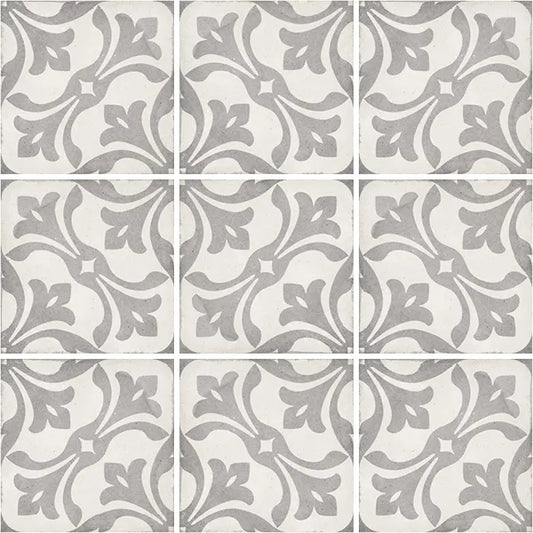 Art Nouveau La Rambla Grey 20×20cm | m²