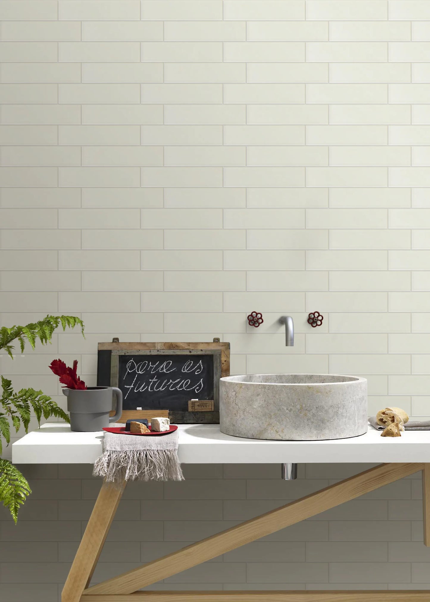 Aquarella White Matt 7.5x30cm