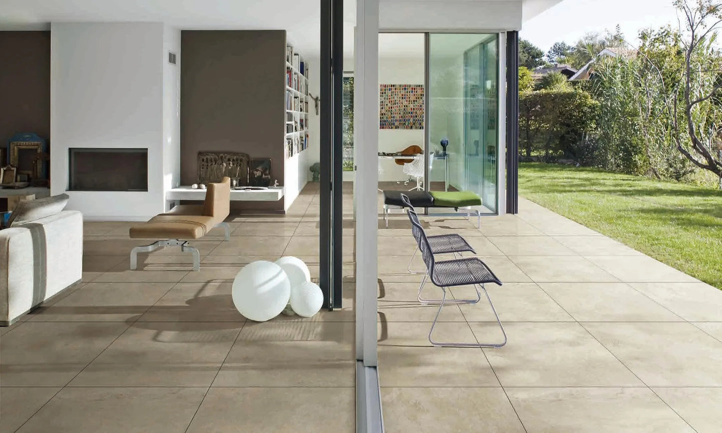 Solid Beige Antislip Paver 60x60x2cm | m²