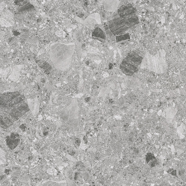 Big Rock Terrazzo Mid Grey 60x60cm | m²