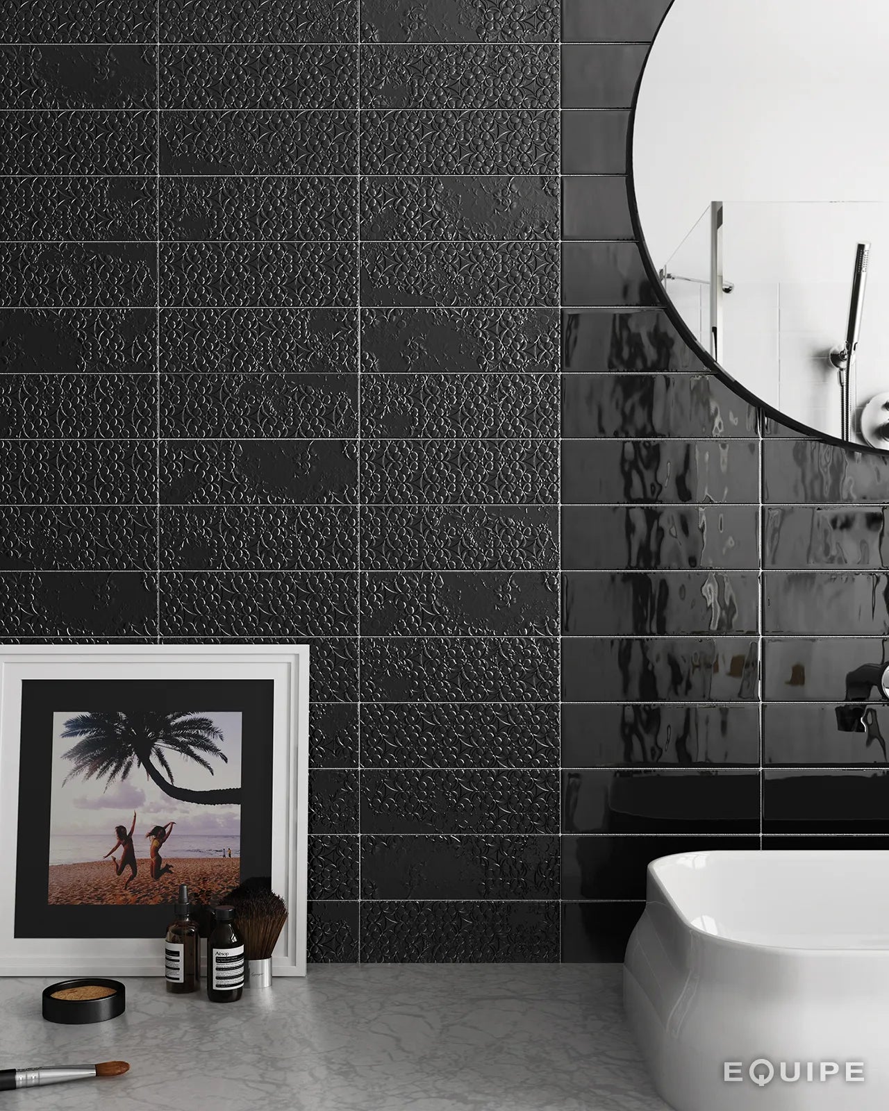 Country Anthracite Gloss 65×200mm