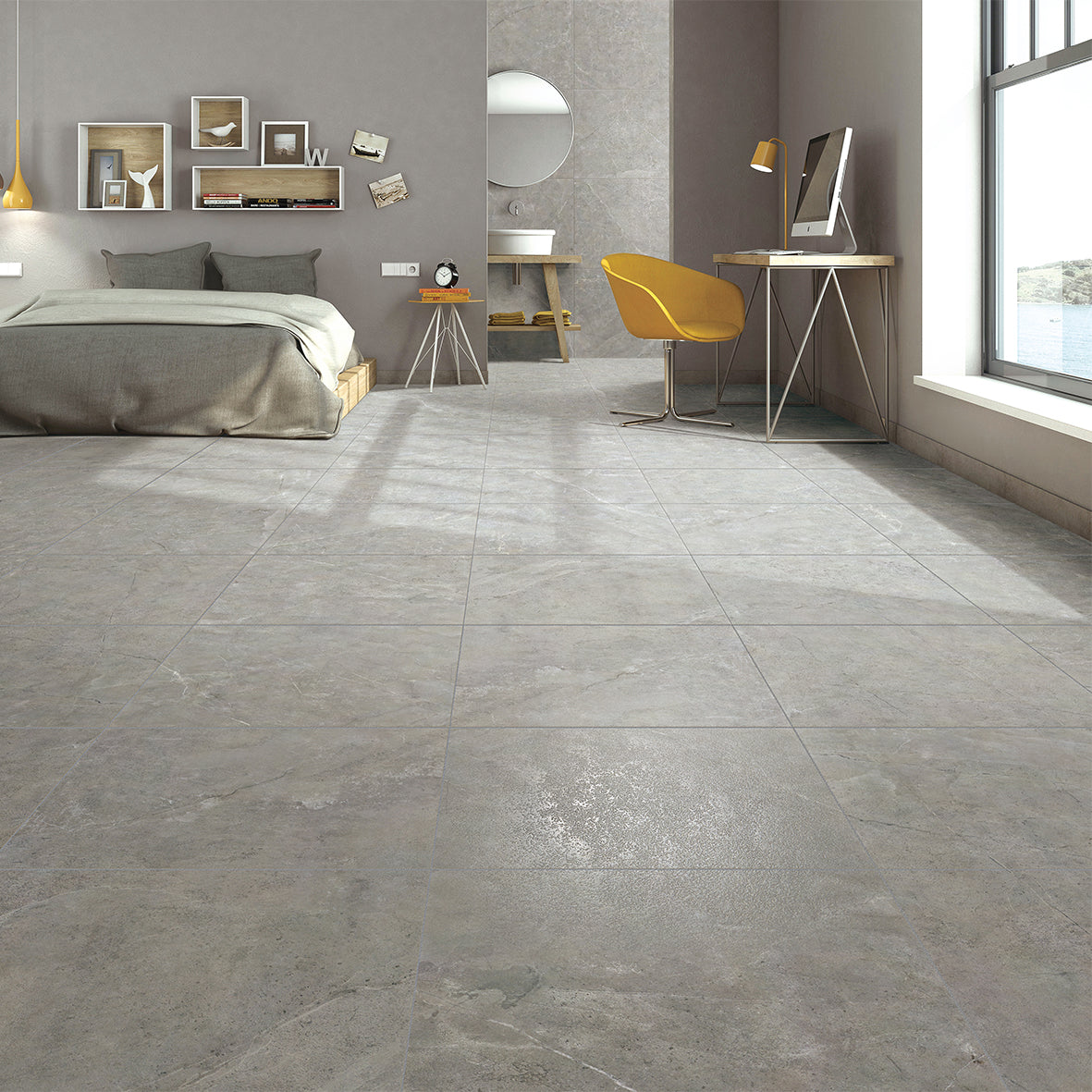 Delta Grey Soft Lappato 60x60cm | m²
