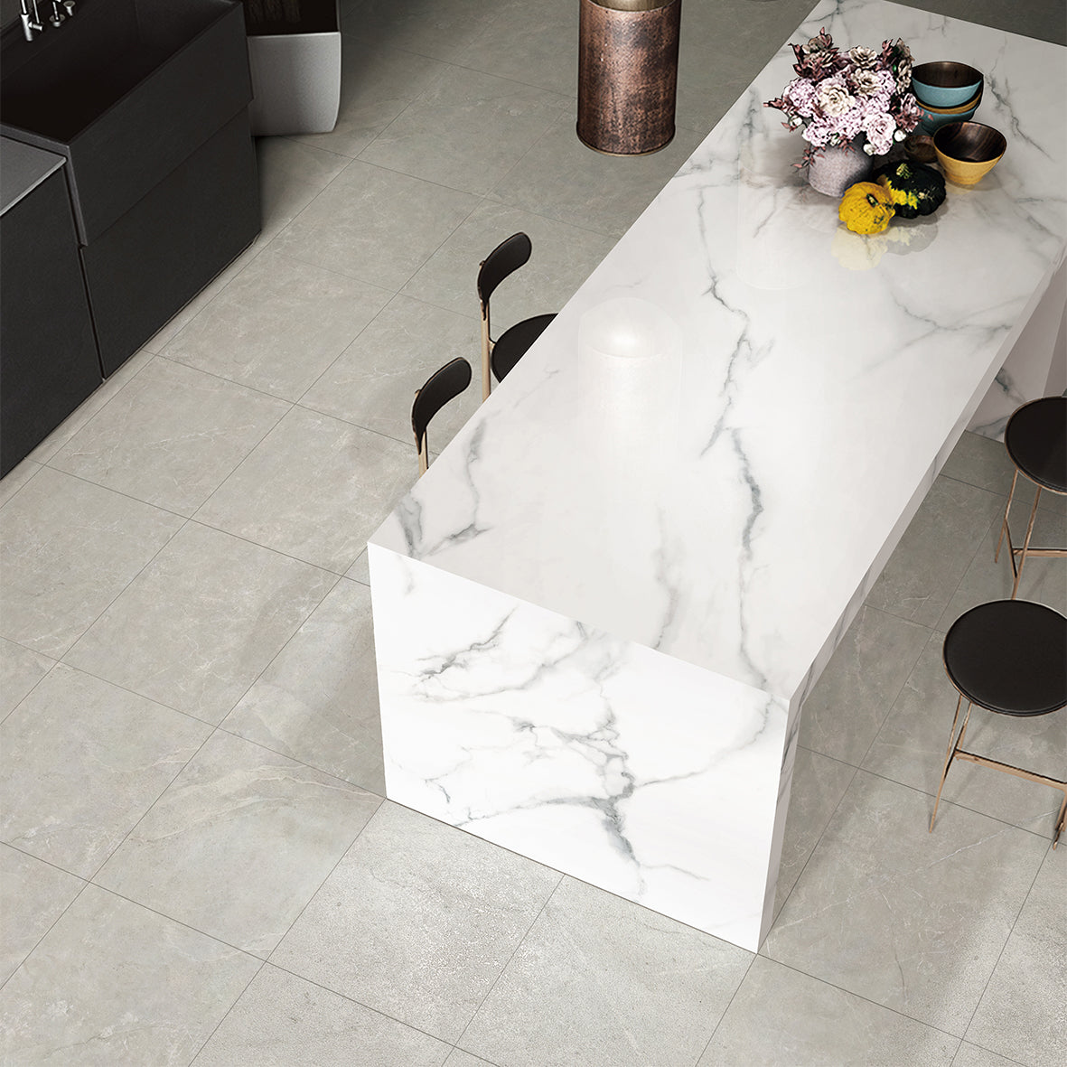Delta Silver Lappato 60x60cm | m²
