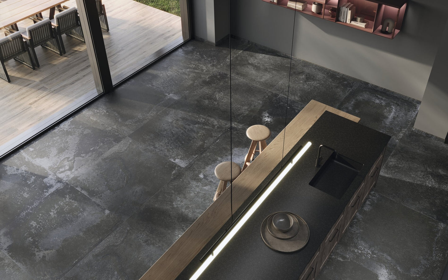 NOX GRAPHITE LAPPATO 60X120 - SQM