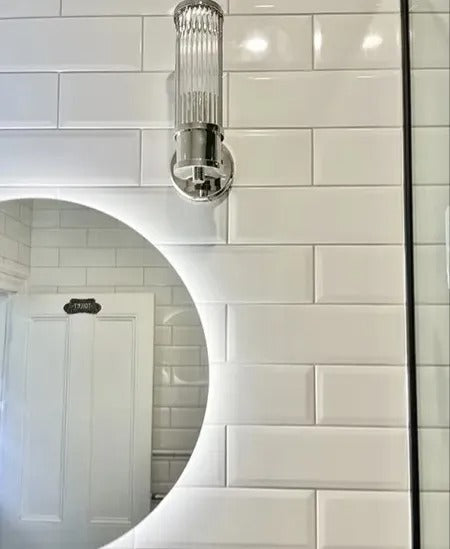 URBAN WHITE GLOSS BISELADO 10X30 - SQM