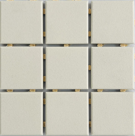 SUKI WHITE TILE (Dot Mount) 30.6X30.6cm - SHEET