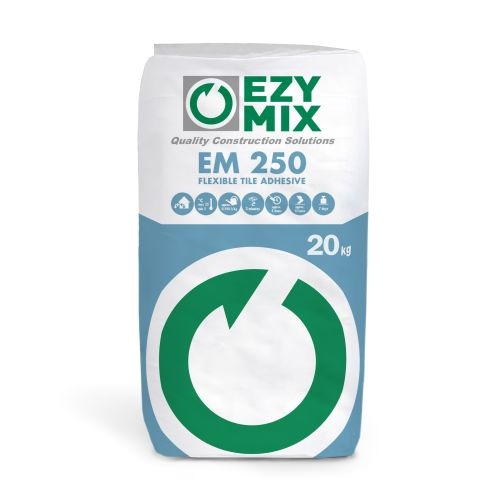 EM 250 WHITE  – FLEXIBLE TILE ADHESIVE
