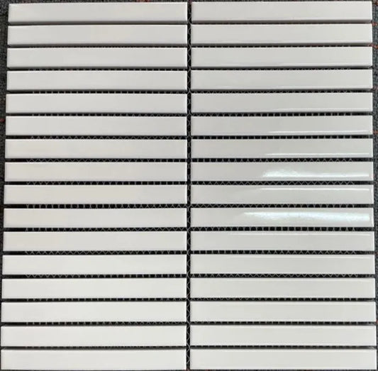 KitKat White Gloss Mosaic 29.6x29.7cm | sheet