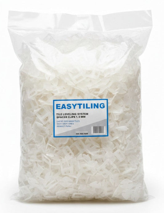 (500x) Tile Levelling System Clips - 1.5mm (up to 25mm tiles)